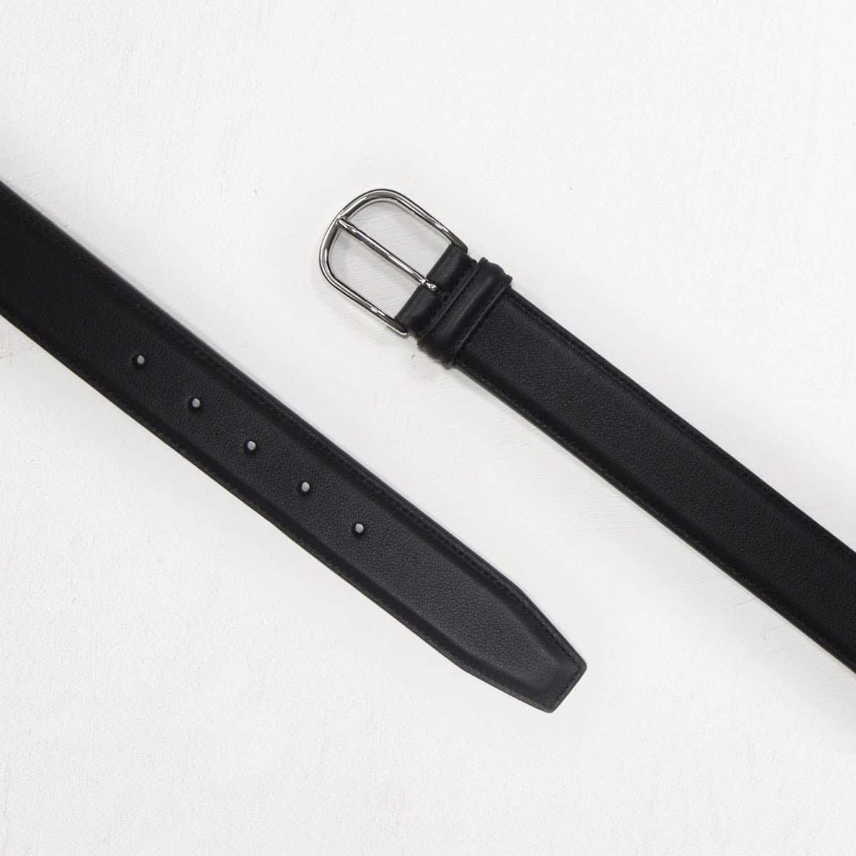 Anderson's Leather Suit Belt 3 cm Black at