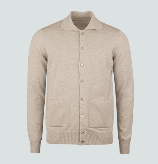 Stenströms Light beige Merino Wool Cardigan