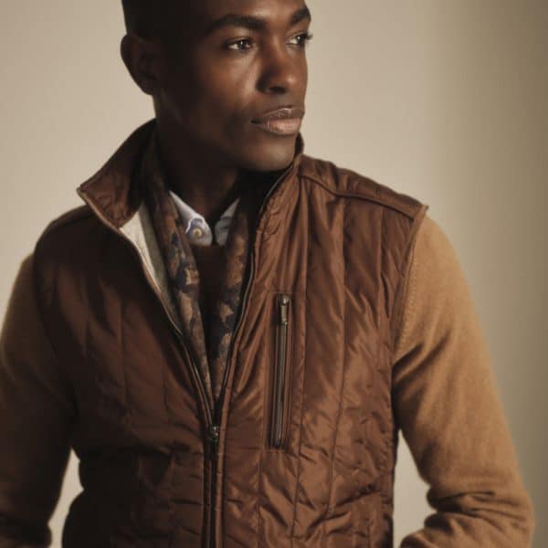 Stenströms Light brown Quilted Vest