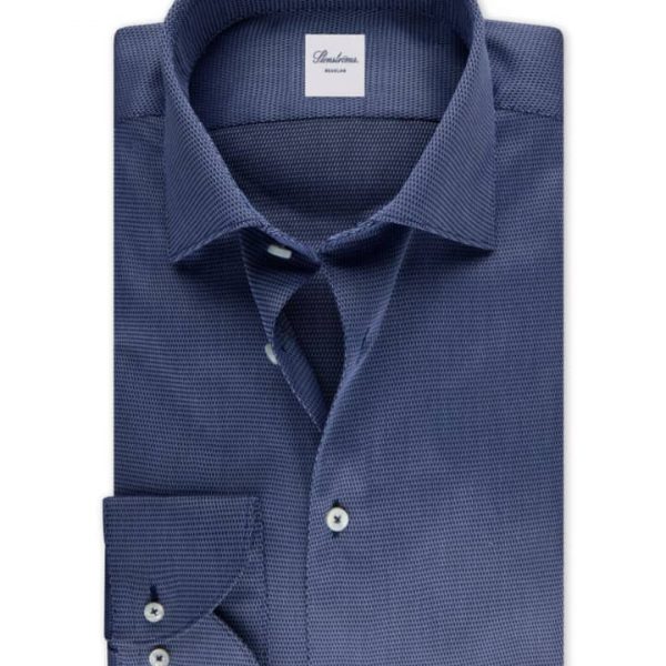 Stenströms Navy Twill Shirt